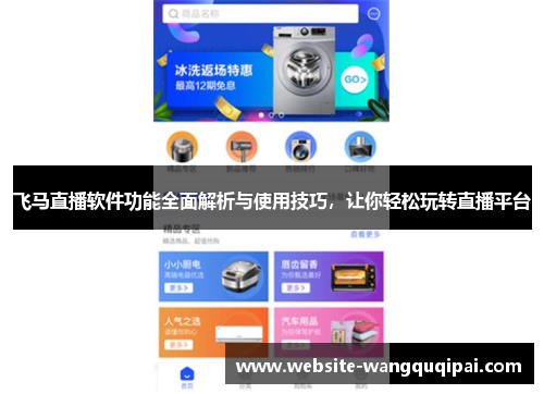飞马直播软件功能全面解析与使用技巧，让你轻松玩转直播平台